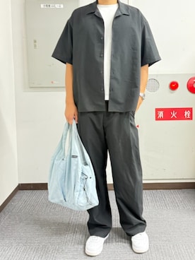 「ALTROSE（アルトローズ）のアイテム」を使った、09281990さん（メンズ・183cm）の夏コーディネート
