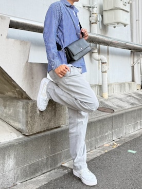 「ALTROSE（アルトローズ）のアイテム」を使った、09281990さん（メンズ・183cm）の秋コーディネート