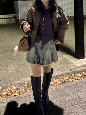 「Figments（フィグメンツ）のアイテム」を使った、miさん（レディース・148cm）の秋コーディネート