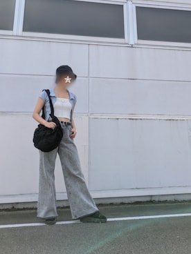 「SPINNS(スピンズ)のアイテム」を使った、beansssssさん(レディース・158cm)の夏コーディネート