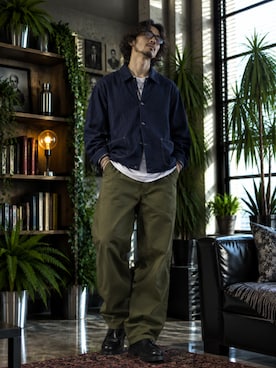 「orSlow（オアスロウ）のアイテム」を使った、toshiyaさん（メンズ・173cm）の秋コーディネート