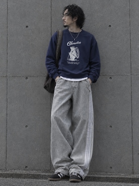 「COBMASTER（コブマスター）のアイテム」を使った、toshiyaさん（メンズ・173cm）の秋コーディネート