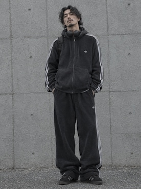 「アイテム（ジャージ）」を使った、toshiyaさん（メンズ・173cm）の秋コーディネート