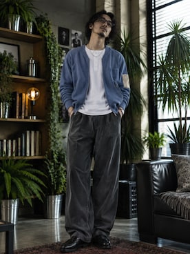 「Wrangler（ラングラー）のアイテム」を使った、toshiyaさん（メンズ・173cm）の秋コーディネート