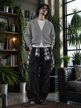 「Schott(ショット)のアイテム」を使った、toshiyaさん(メンズ・173cm)の秋コーディネート