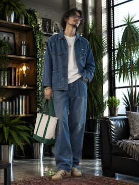 「orSlow（オアスロウ）のアイテム」を使った、toshiyaさん（メンズ・173cm）の秋コーディネート