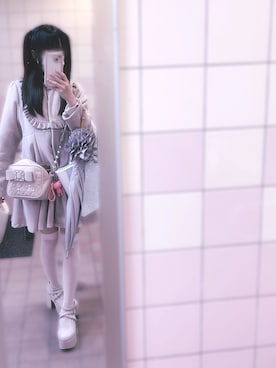 「アイテム（その他アウター）」を使った、こぴーさん（レディース・153cm）の秋コーディネート