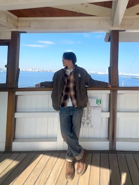 「JOURNAL STANDARD（ジャーナルスタンダード）のアイテム（パンツ）」を使った、cxzhlさん（メンズ・171cm）の春コーディネート