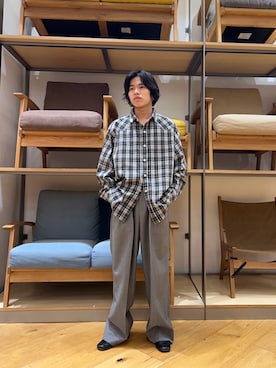 佐々木優太さん（メンズ・160cm）の春コーディネート