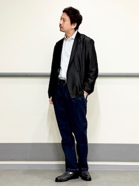 OMI3さん（メンズ・180cm）の春コーディネート