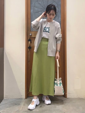 「DRESKIP（ドレスキップ）のアイテム（バッグ）」を使った、Hiromiさん（レディース・164cm）の秋コーディネート