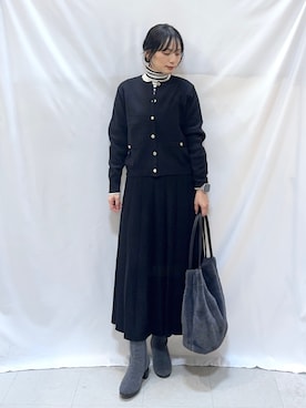 「SHOO・LA・RUE（シューラルー）のアイテム」を使った、Hiromiさん（レディース・164cm）の秋コーディネート