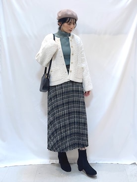 「SHOO・LA・RUE（シューラルー）のアイテム」を使った、Hiromiさん（レディース・164cm）の秋コーディネート