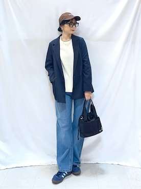 「Lee（リー）のアイテム（バッグ）」を使った、Hiromiさん（レディース・164cm）の春コーディネート