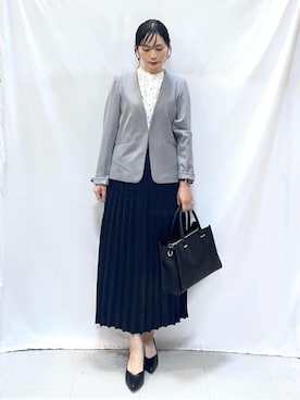 「HusHusH（ハッシュアッシュ）のアイテム」を使った、Hiromiさん（レディース・164cm）の春コーディネート