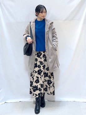 「アイテム（スカート）」を使った、Hiromiさん（レディース・164cm・40代）の秋コーディネート