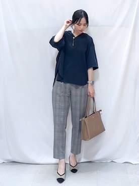 Hiromiさん（骨格ウェーブ・レディース・164cm・40代）の秋コーディネート