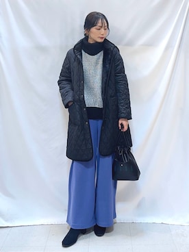 「アイテム（その他アウター）」を使った、Hiromiさん（レディース・164cm・40代）の冬コーディネート