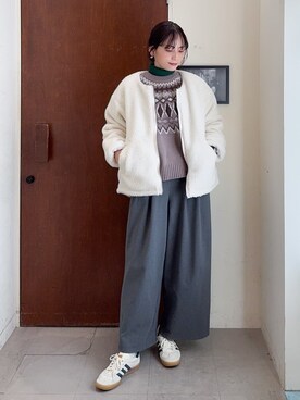 Hiromiさん(レディース・164cm)の冬コーディネート