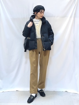 「アイテム（その他トップス）」を使った、Hiromiさん（レディース・164cm）の冬コーディネート