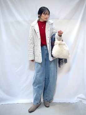 「SHOO・LA・RUE（シューラルー）のアイテム」を使った、Hiromiさん（レディース・164cm）の秋コーディネート