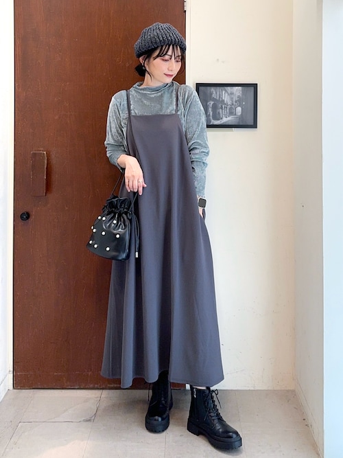 セール】【高レビュー/洗える】ポケット付きが嬉しい フレアキャミ