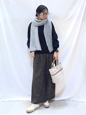 「DRESKIP（ドレスキップ）のアイテム」を使った、Hiromiさん（レディース・164cm）の冬コーディネート