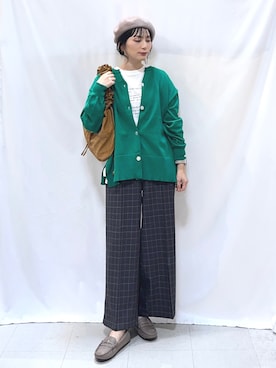 「アイテム（その他シューズ）」を使った、Hiromiさん（レディース・164cm）の秋コーディネート