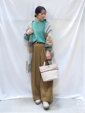 「DRESKIP（ドレスキップ）のアイテム」を使った、Hiromiさん（レディース・164cm）の冬コーディネート