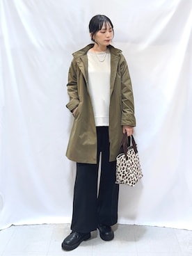 「SHOO・LA・RUE（シューラルー）のアイテム（ブーツ）」を使った、Hiromiさん（レディース・164cm）の秋コーディネート