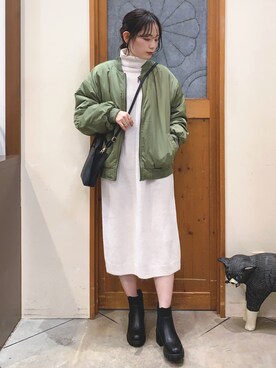 Hiromiさん(レディース・164cm)の冬コーディネート