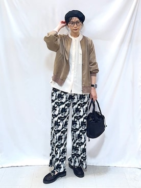 「Lee（リー）のアイテム（バッグ）」を使った、Hiromiさん（レディース・164cm）の春コーディネート