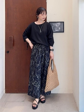 「DRESKIP（ドレスキップ）のアイテム」を使った、Hiromiさん（レディース・164cm）の春コーディネート