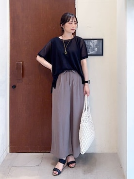 Hiromiさん(レディース・164cm)の夏コーディネート