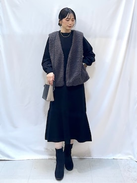 Hiromiさん(レディース・164cm)の冬コーディネート