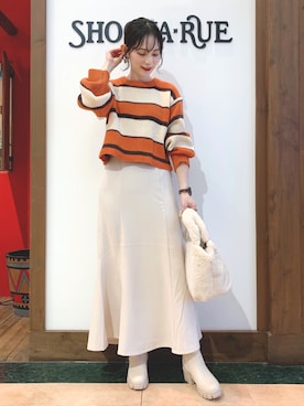 「チェルシーブーツ」｜Hiromiさん（レディース・164cm）の秋コーディネート