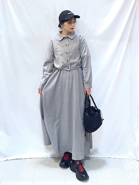 「Lee（リー）のアイテム（バッグ）」を使った、Hiromiさん（レディース・164cm）の春コーディネート