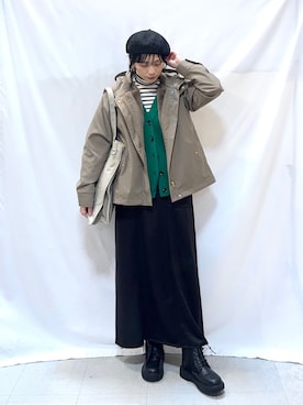 「アイテム（ブルゾン）」を使った、Hiromiさん（レディース・164cm・40代）の秋コーディネート