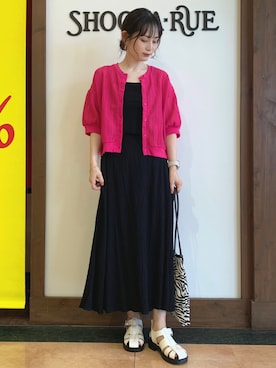 「アイテム（アンサンブル）」を使った、Hiromiさん（レディース・164cm）の夏コーディネート