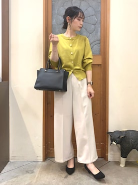 「DRESKIP（ドレスキップ）のアイテム（パンプス）」を使った、Hiromiさん（レディース・164cm）の冬コーディネート