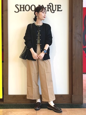 「DRESKIP（ドレスキップ）のアイテム（その他シューズ）」を使った、Hiromiさん（レディース・164cm）の秋コーディネート