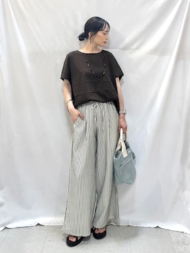 Hiromiさん（レディース・164cm）の夏コーディネート