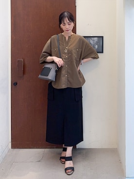 「アイテム（アクセサリー）」を使った、Hiromiさん（レディース・164cm・40代）の夏コーディネート
