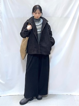 Hiromiさん(レディース・164cm)の冬コーディネート
