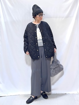 「SHOO・LA・RUE（シューラルー）のアイテム」を使った、Hiromiさん（レディース・164cm）の秋コーディネート