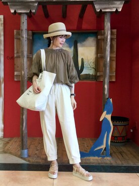 Hiromiさん(レディース・164cm)の夏コーディネート