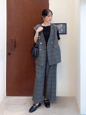「アイテム（その他シューズ）」を使った、Hiromiさん（レディース・164cm）の夏コーディネート