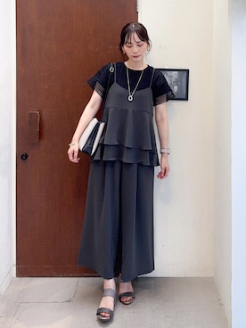 「DRESKIP（ドレスキップ）のアイテム」を使った、Hiromiさん（レディース・164cm）の夏コーディネート