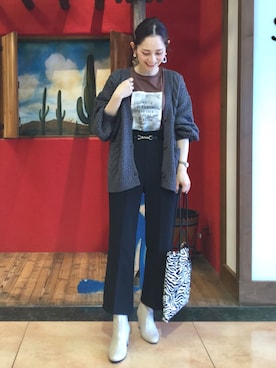 Hiromiさん（レディース・164cm）の秋コーディネート