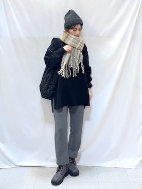 Hiromiさん(レディース・164cm)の冬コーディネート